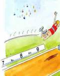 dibujos - Salto de longitud con buen premio