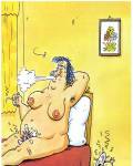 dibujos - Eres tan fea y asquerosa que haces vomitar