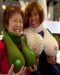 Bufandas a la japonesa con forma de tetas